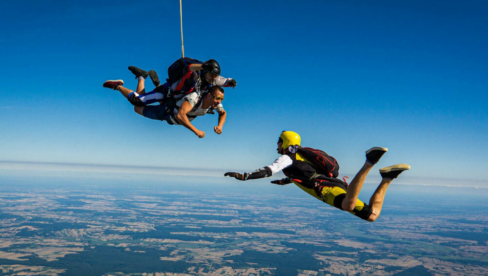 chute libre en parachute